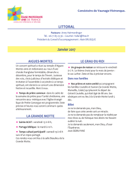 D&eacute;cembre 2016 LITTORAL