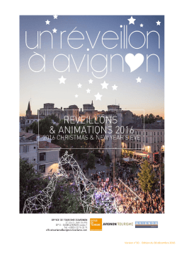Version n°8 - Edition du 26 décembre 2016