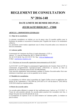 2016 140 Reglement consultation - marches-publics