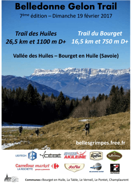 Flyers - belles grimpes en belledonne