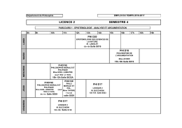 LICENCE 2 SEMESTRE 4