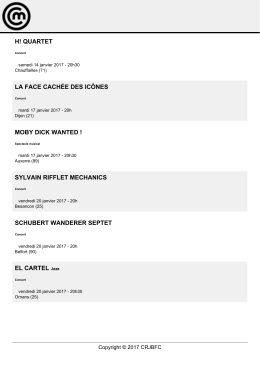 H! QUARTET LA FACE CACHÉE DES ICÔNES MOBY DICK