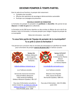 g&eacute;n&eacute;rales - Ville de Dolbeau