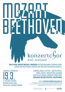 wolfgang amad&eacute; mozart: requiem version benjamin gunnar cohrs