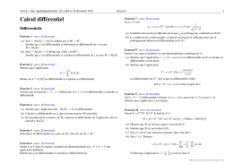 Calcul différentiel - CPGE Dupuy de Lôme