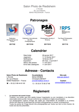 Patronages Calendrier Adresse