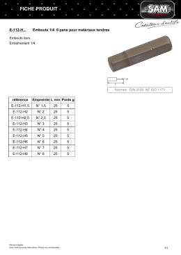 Fiche produit E-112-H