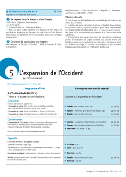 5 L`expansion de l`Occident