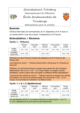 Grondschoul Tr&euml;nteng &Eacute;cole fondamentale de
