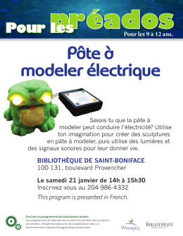 Pâte à modeler électrique