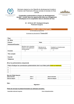 formulaire d`inscription