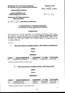 SVT-boucle du mouhoun