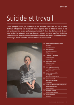 Suicide et travail