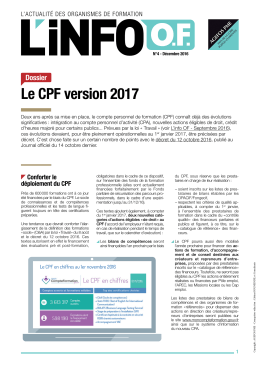 Info OF n&deg;4 - Agefos PME