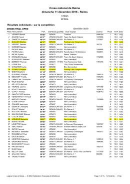 EFSRA Reims Athl&eacute;tisme