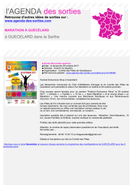 Imprimer - Agenda des sorties