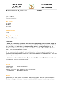 50170507 Publication externe de poste vacant