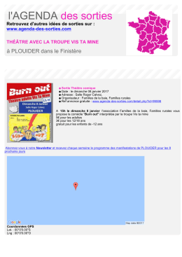 Imprimer - Agenda des sorties