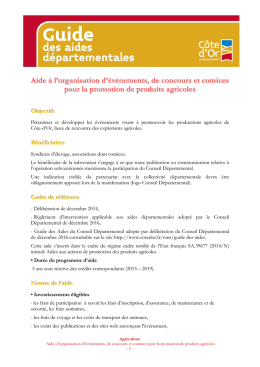 Télécharger la fiche en PDF - Conseil Général de la Côte-d`Or