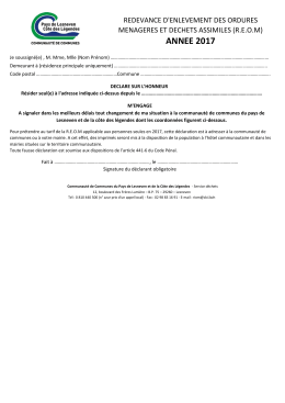 annee 2017 - La Communauté de Communes du Pays de Lesneven