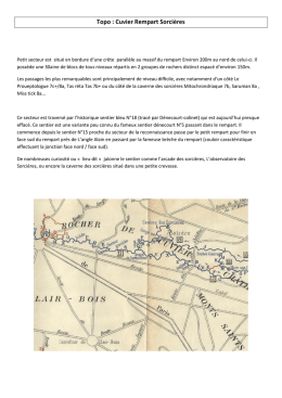 Topo : Cuvier Rempart Sorci&egrave;res