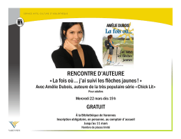 rencontre d`auteure