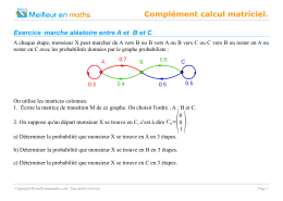Complément calcul matriciel.
