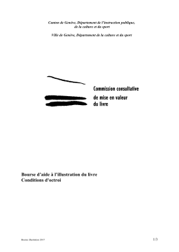 Conditions d`octroi