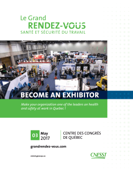 Become AN eXHIBIToR - Grand Rendez