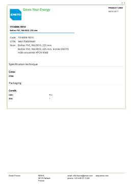 731400K-9010 Bo&icirc;tier PVC, RAL9010, 225 mm