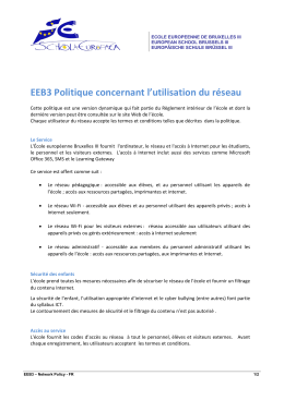 B3 - Network Policy - FR