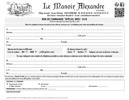 T&eacute;l&eacute;charger le bon de commande