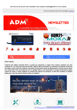 lire la derni&egrave;re newsletter
