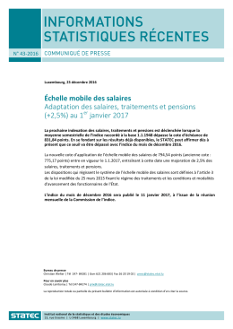 Communiqu&eacute; de presse 43/2016 (pdf - 378 Ko)