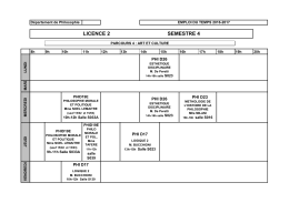 LICENCE 2 SEMESTRE 4