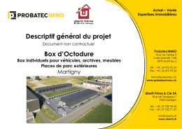 Informations - Uberti Fr&egrave;res et Cie SA