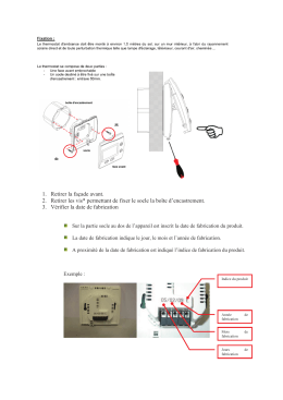 1. Retirer la façade avant. 2. Retirer les vis* permettant de