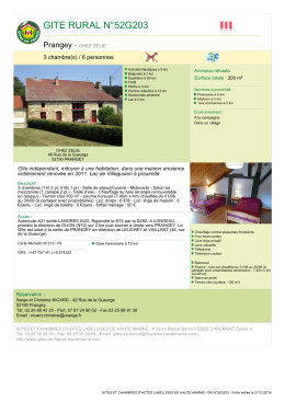 gite rural n&deg;52g203 - Site officiel de r&eacute;servation de Haute