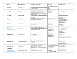 Membres - Toponymie francophone