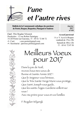 Bulletin 118 - L`Eglise catholique en Haute