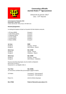 Téléchargement convocation