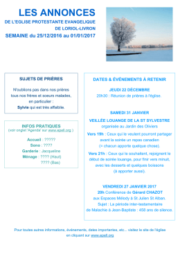 les annonces - www.epell.org