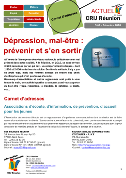 D&eacute;pression, mal-&ecirc;tre : pr&eacute;venir et s`en sortir