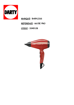 marque: babyliss reference: 6615e pro codic: 3349128