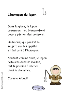 L`hameçon du lapon - Dessine