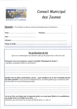 Télécharge ta profession de foi