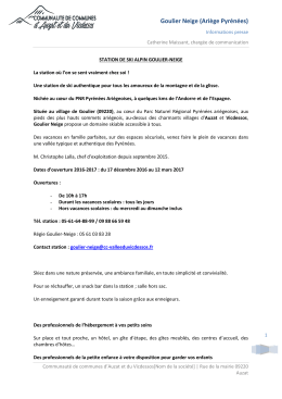 Goulier Neige (Ari&egrave;ge Pyr&eacute;n&eacute;es)