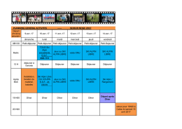 PLANNING GENERAL ACTIVITES ----