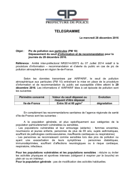 Télégramme PDF - 54,18 ko - Les services de l`État en région