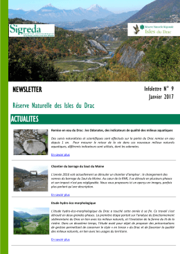 ACTUALITES - Drac Romanche